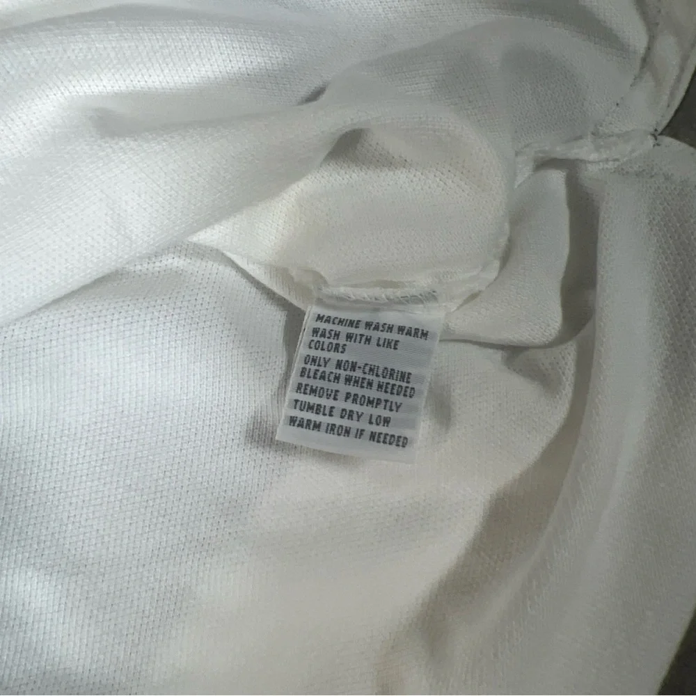 Polo Ralph Lauren Polo Mens XXL White New York Quality Crest Custom Fit Polo New